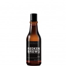 Redken Brews 3In1 Shampoo - Šampon, Kondicionér a Sprchový Gel 300 ml